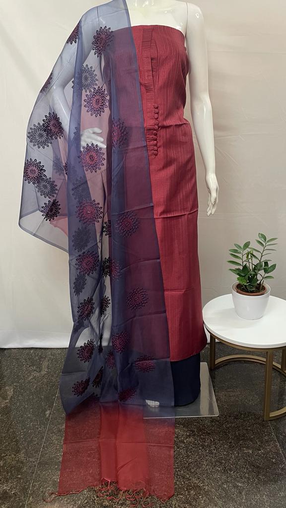 Semi Partywear Churidar Materials
