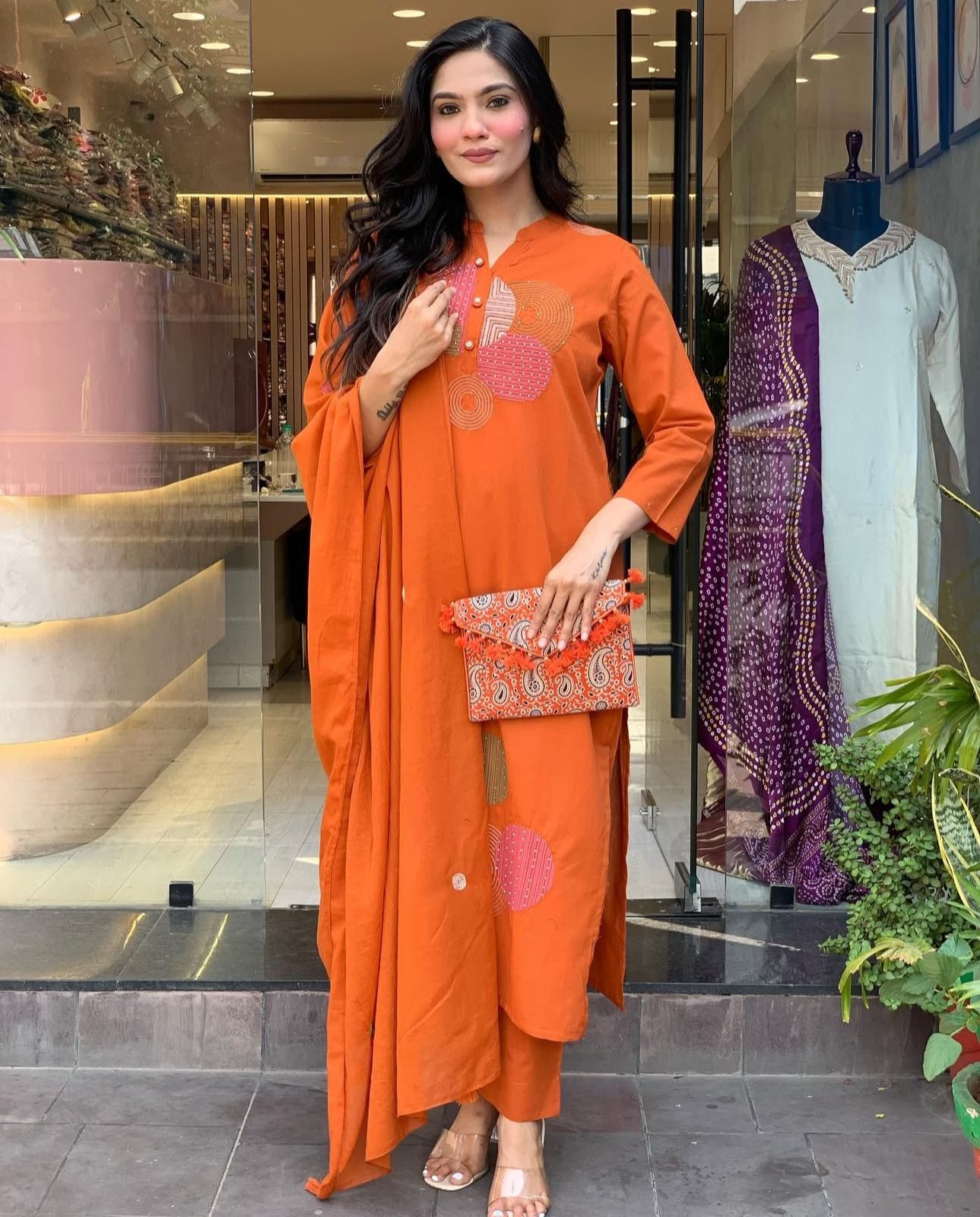 Cotton kurthi set