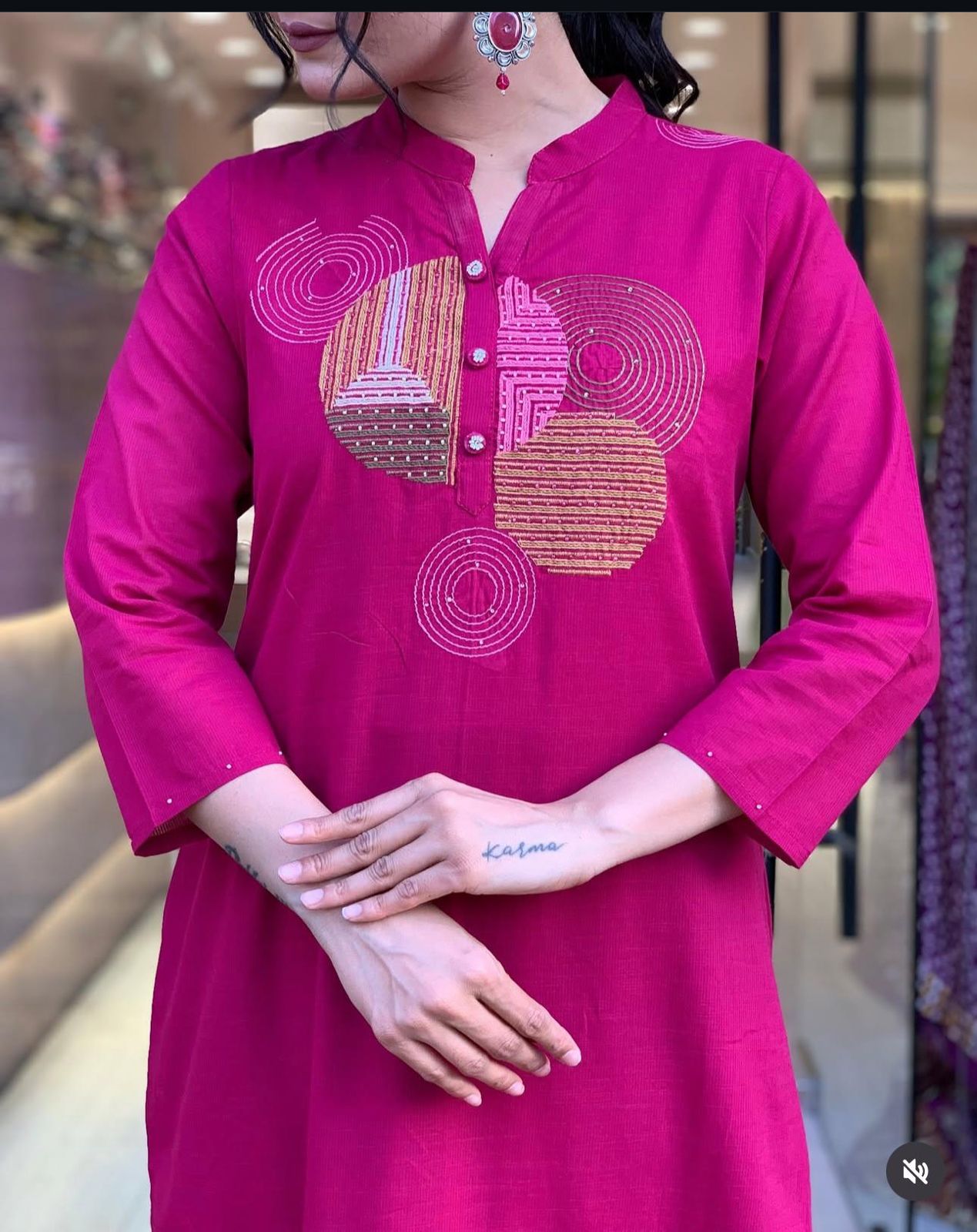 Cotton kurthi set