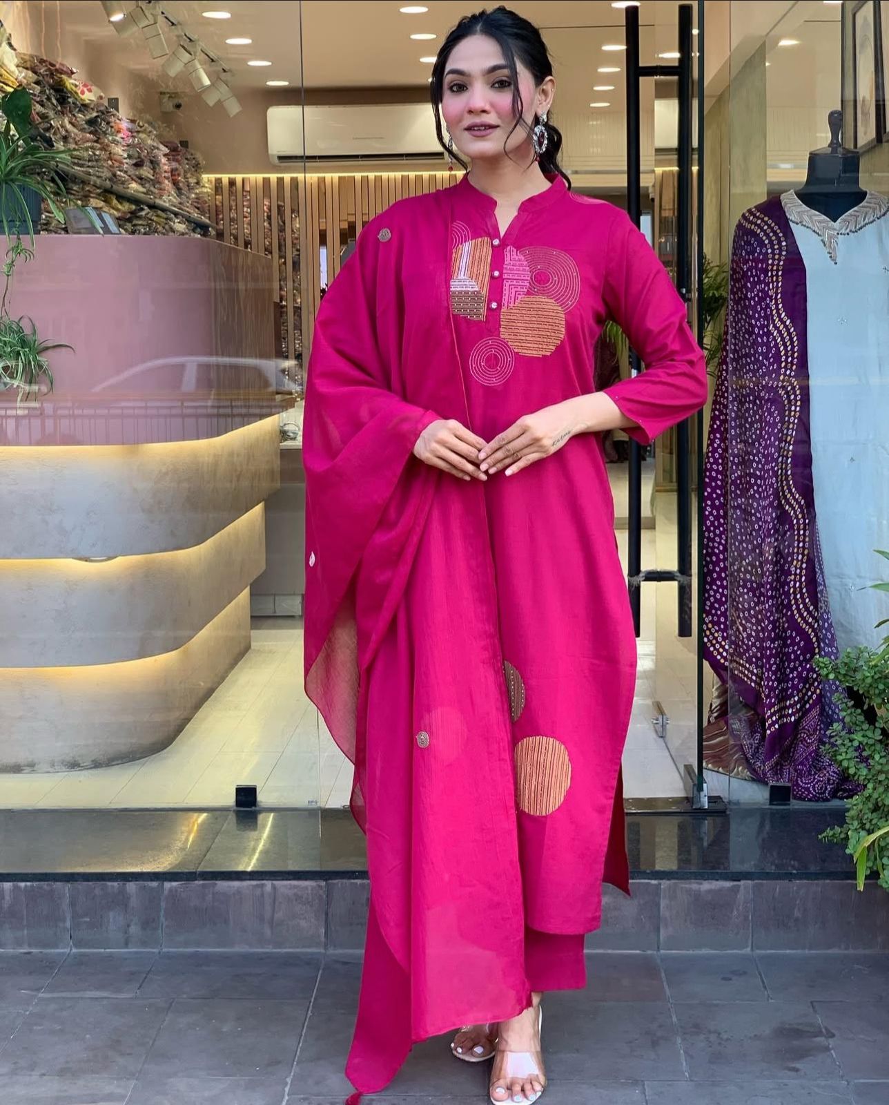 Cotton kurthi set